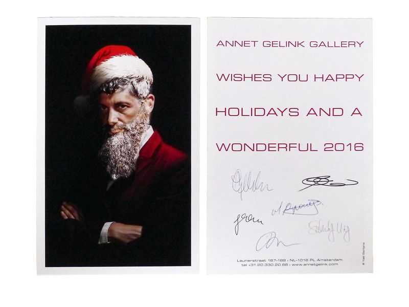 Annet Gelink Gallery – New Years Card 2015/16 (Kerstkaart) | © Gabriele Götz