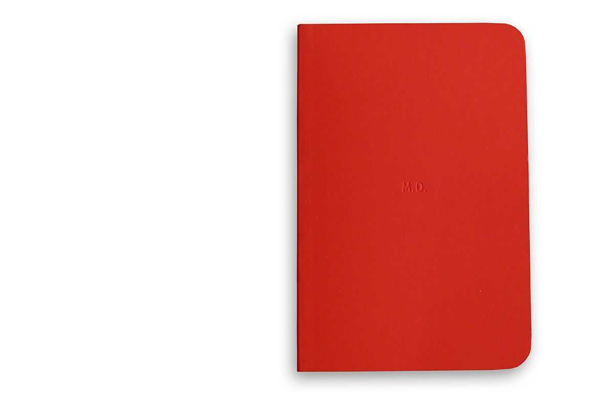 Marlene Dumas – Merchandising material: notebook (front cover) | © ambulant design – Gabriele Götz