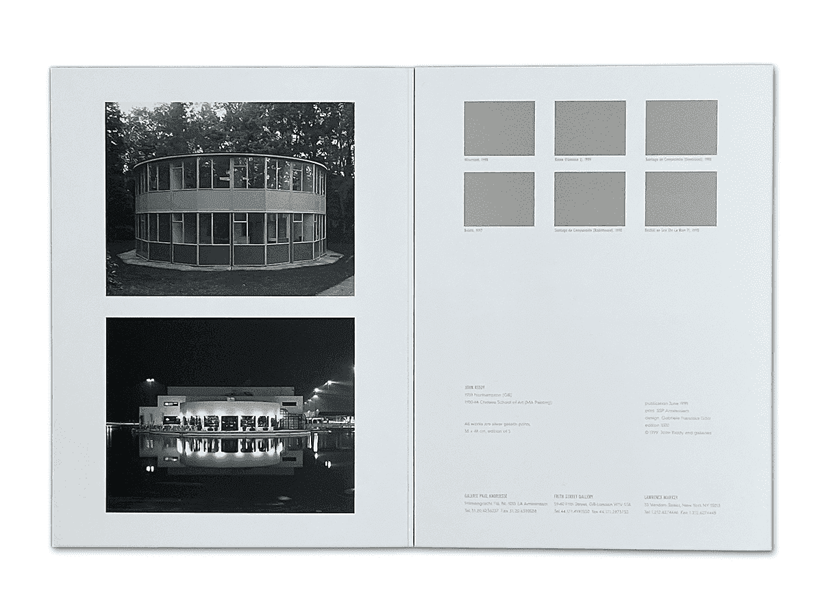 John Riddy – Elsewhere | booklet (spread)