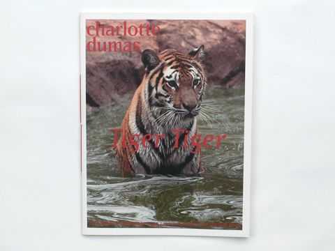 Charlotte Dumas – Tiger Tiger | catalogue (front cover) | Galerie Paul Andriesse | © ambulantdesign Gabriele Götz