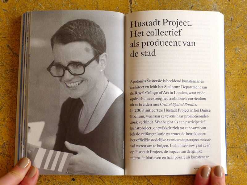 Mariska van den Berg – Stedelingen veranderen de stad | book (spread) © Gabriele Götz