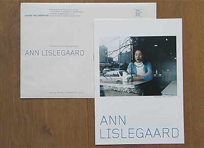  Invitation card for Ann Lislegaard @ Gallery Paul Andriesse