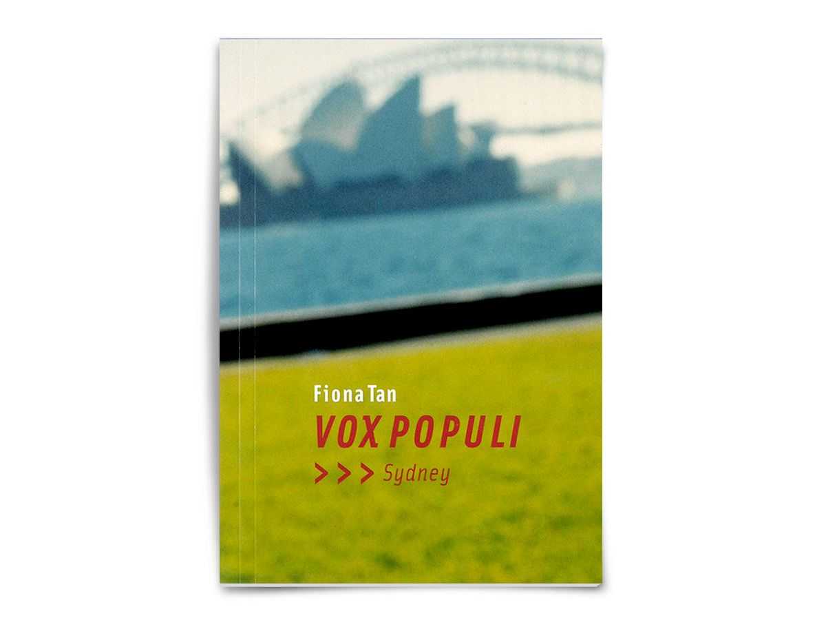 Fiona Tan – Vox Populi Sydney | book (front cover)