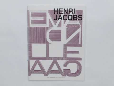 Henri Jacobs – Écritures pictographiques | Galerie Paul Andriesse | book (front cover)