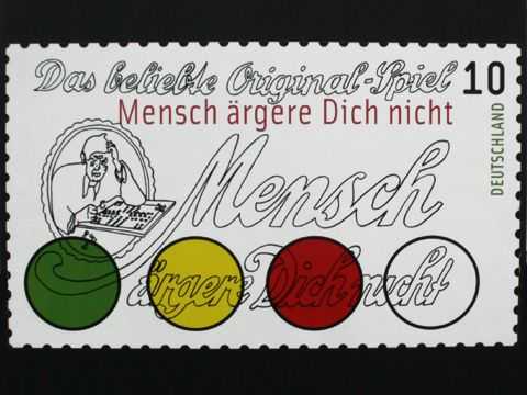 Stamp design „Mensch ärgere Dich nicht“ | © ambulantdesign Gabriele Götz