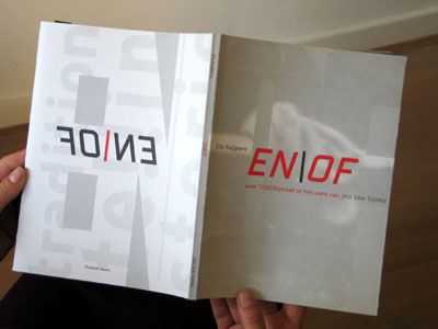 Jan van Toorn (graphic designer) – “EN/OF”, book, 64 pages, text and images, March 2004