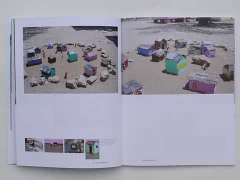 Museum im Busch – Museum in the Bush | catalogue (spread) | © ambulantdesign Gabriele Götz