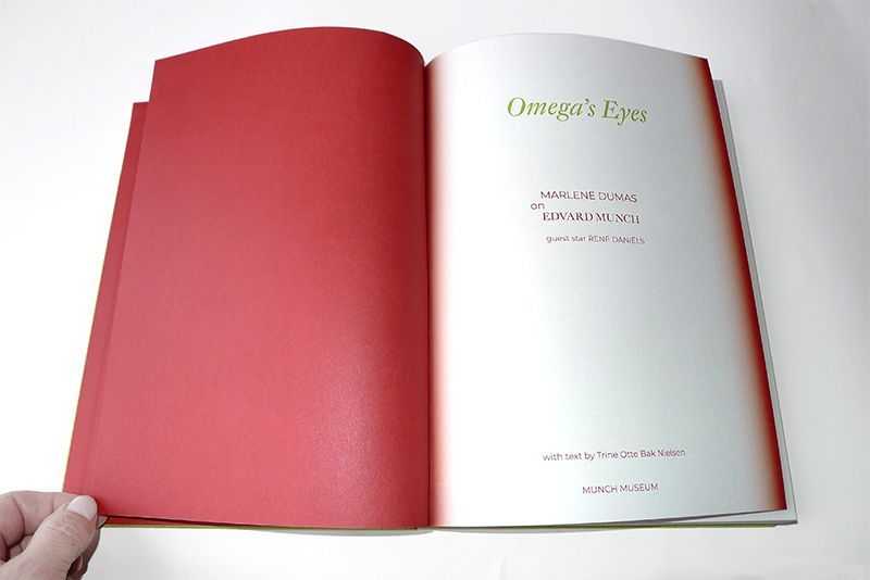 Marlene Dumas – „Omega’s Eyes – Marlene Dumas on Edvard Munch“ (Title Page)