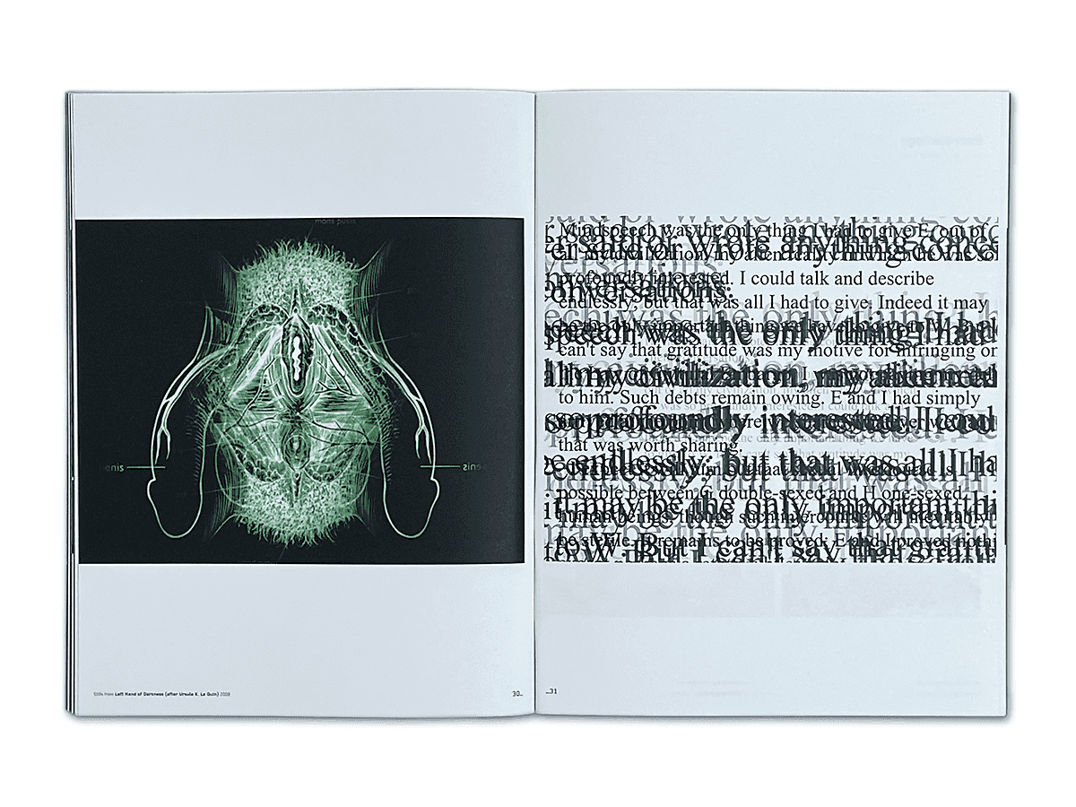 Ann Lislegaard – Science Fiction | artist book (spread)