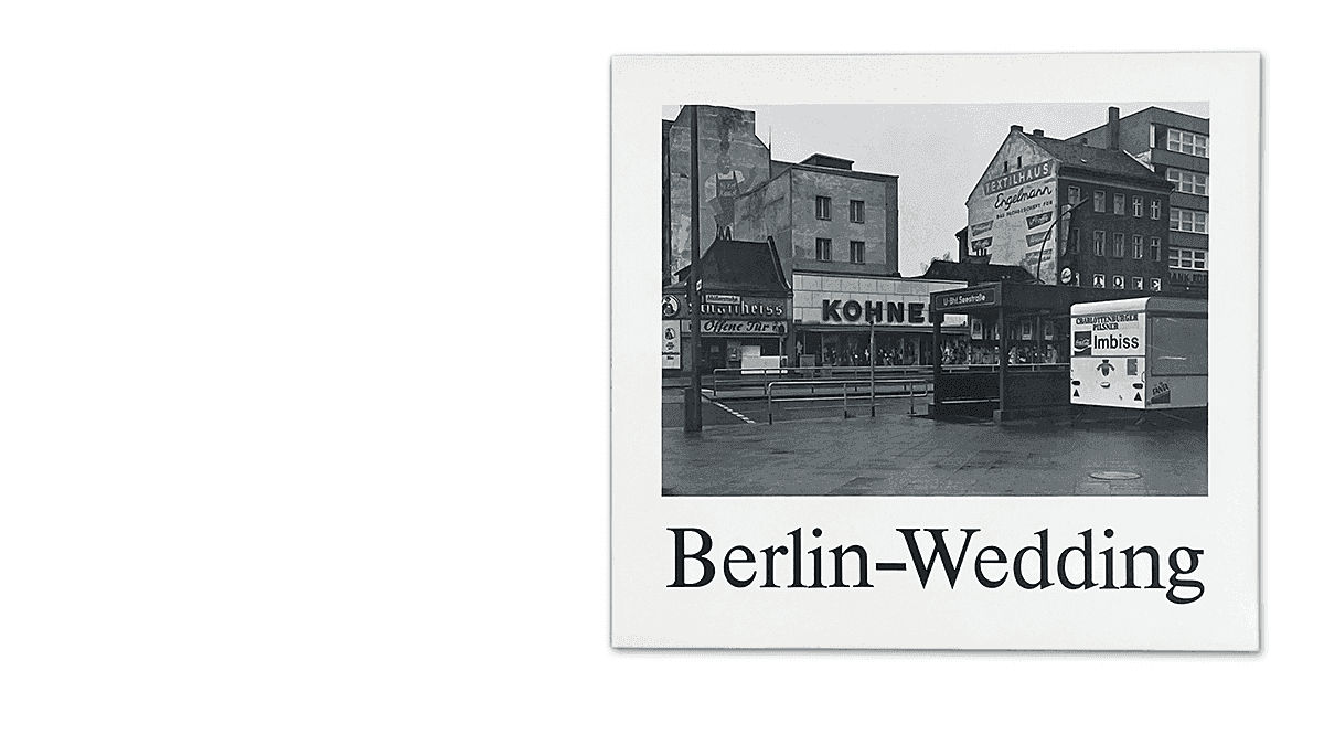 Michael Schmidt – Berlin-Wedding | photo book (front cover) | 1st ed. 1978