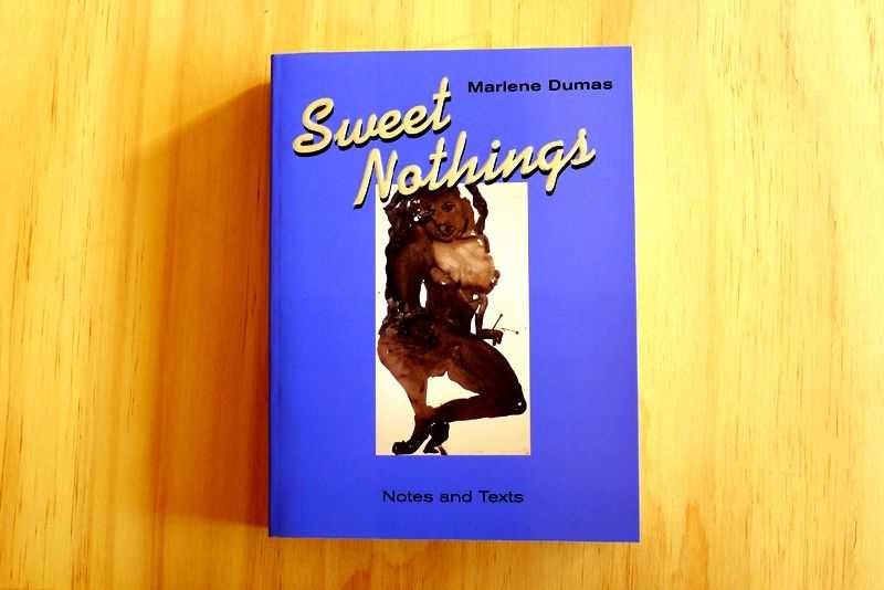 Marlene Dumas – Sweet Nothings. Notes and Texts 1982–2014 | catalog (front cover) © ambulantdesign Gabriele Götz