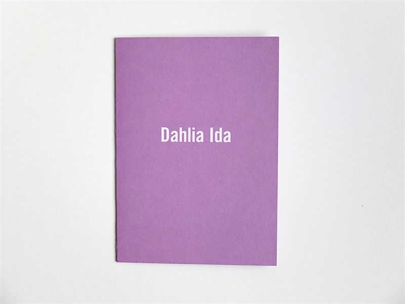 Birthday card “Dahlia-Ida”, folded card, 2015 | © Gabriele Franziska Götz