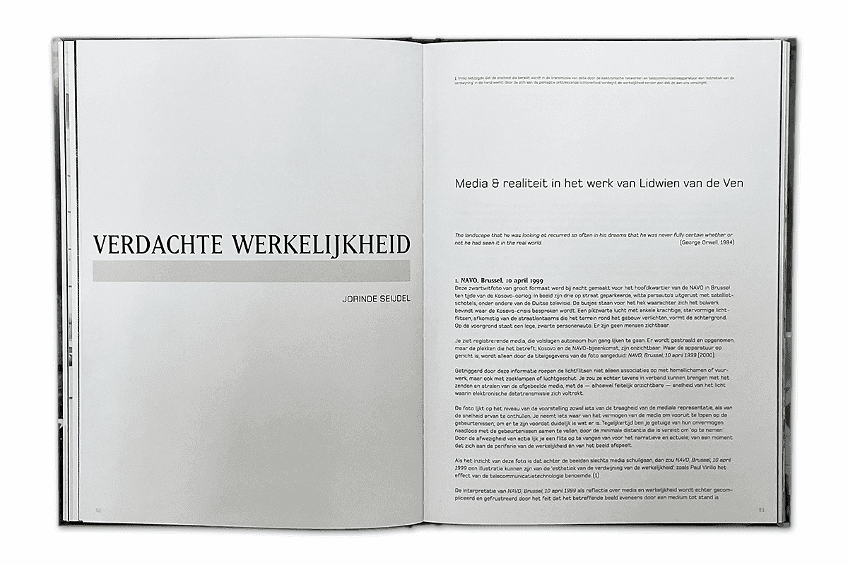 Lidwien van de Ven – Seule/La main qui efface/Peut écrire | catalogue (spread)