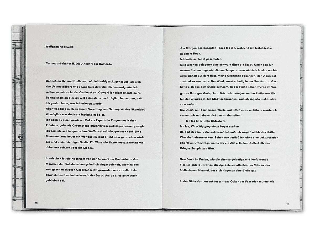 Olaf Metzel @ Kunsthalle Baden-Baden 1992 | catalogue (spread)