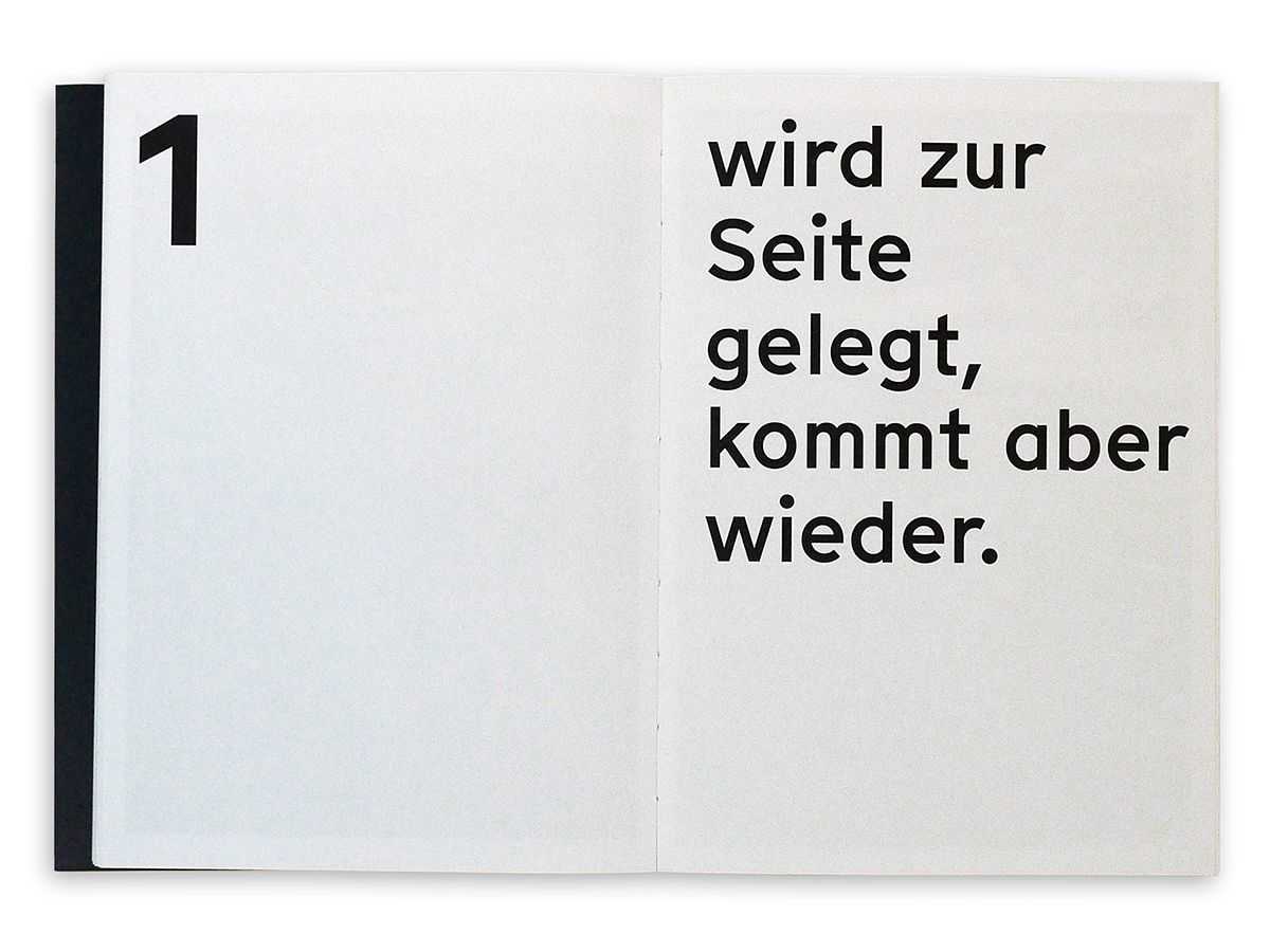 Holger Bunk + Markus Vater – 2 x 16 Gedanken zur Kunst | artist book (text spread) © ambulantdesign Gabriele Götz