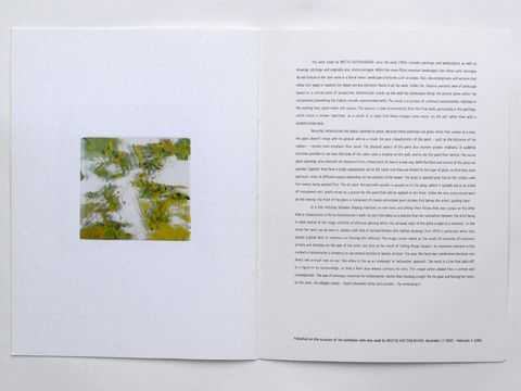 Britta Huttenlocher – New Works (2006) | Galerie Paul Andriesse | catalogue (spread)