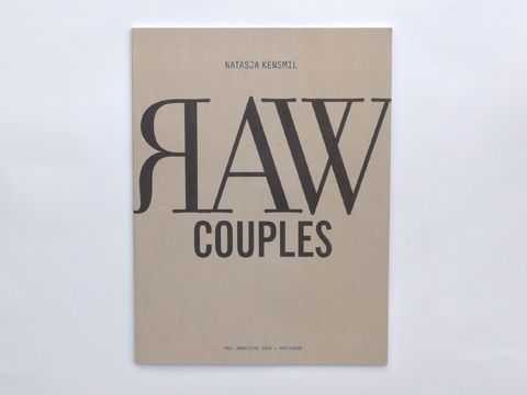 Natasja Kensmil – Raw Couples | Galerie Paul Andriesse | book (front cover) © ambulantdesign Gabriele Götz