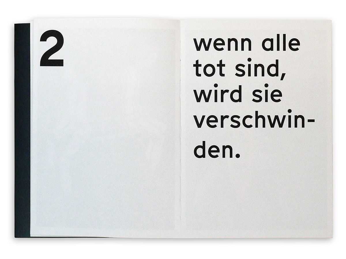 Holger Bunk + Markus Vater – 2 x 16 Gedanken zur Kunst | artist book (text spread) © ambulantdesign Gabriele Götz