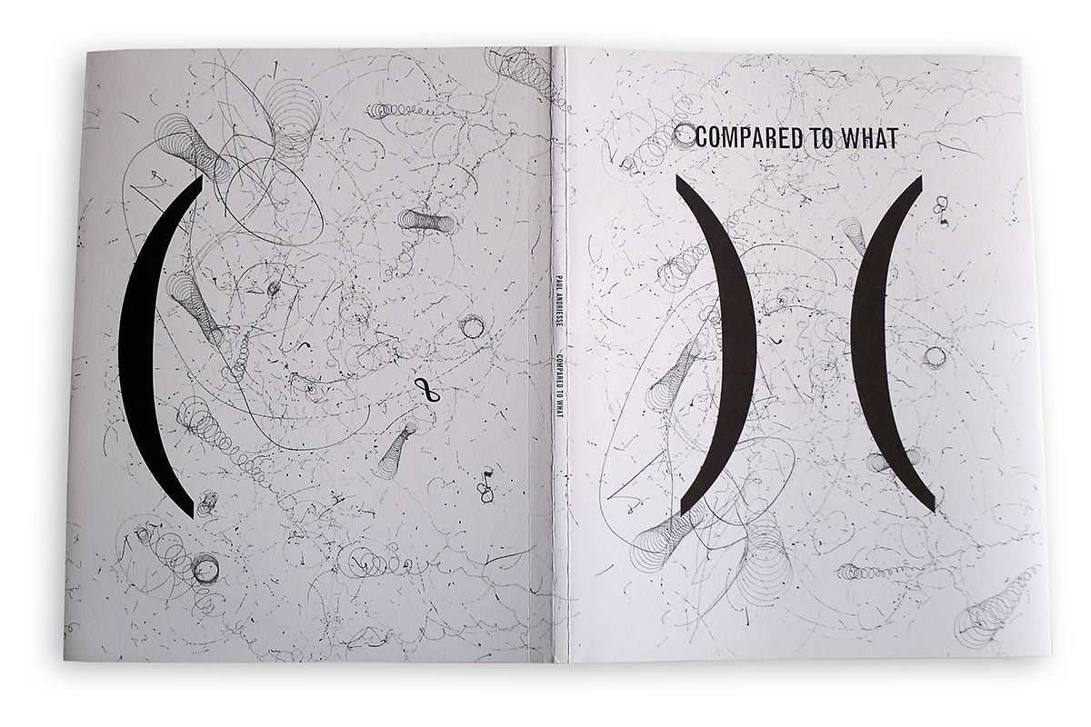 Paul Andriesse – Compared to What | Galerie Paul Andriesse | book (front and back cover) © Gabriele Götz – ambulantdesgin