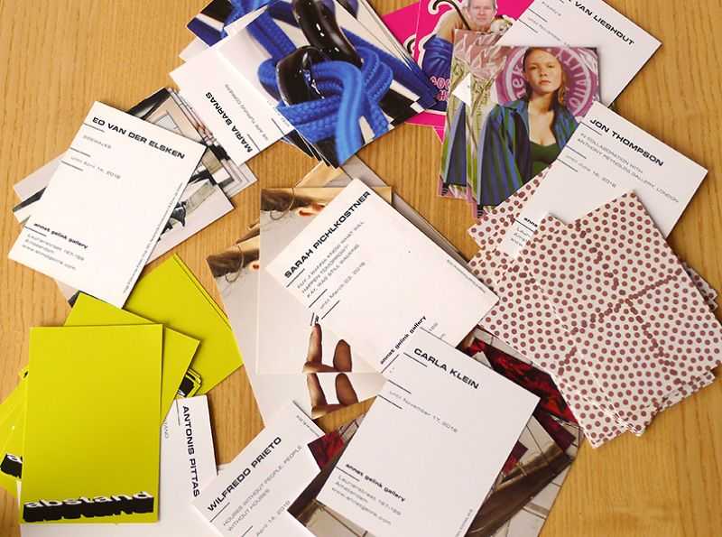 Annet Gelink Gallery (CI) – Postcards 2018 | © ambulantdesign Gabriele Götz