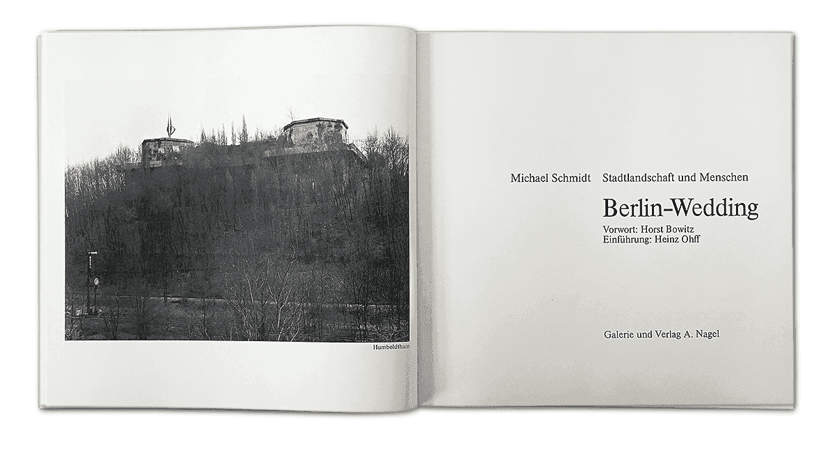 Michael Schmidt – Berlin-Wedding | photo book (title page) | 1st ed. 1978