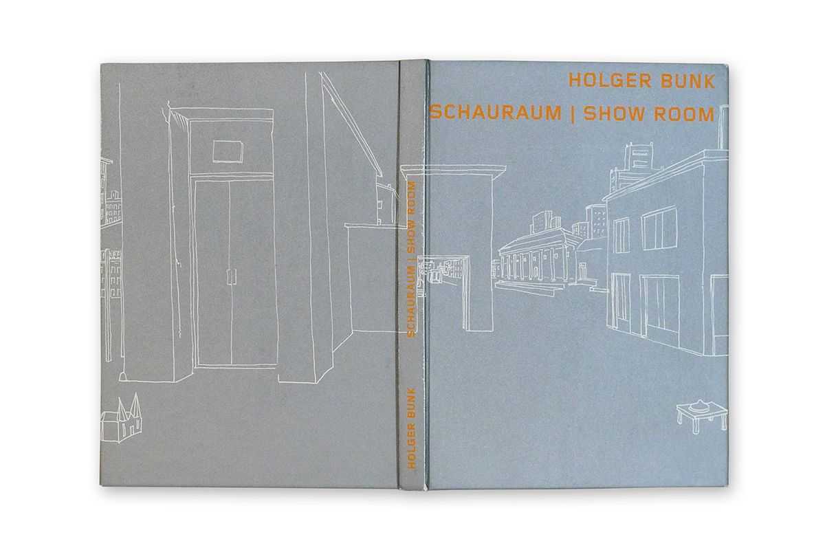 Holger Bunk – Schauraum | Show room // catalog (cover) © ambulantdesign Gabriele Götz