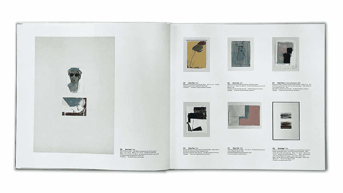 Blinky Palermo – Werkverzeichnis (Complete works), 1995 | Kunstmuseum Bonn | 2 volumes in cardboard box (spread vol. 2)