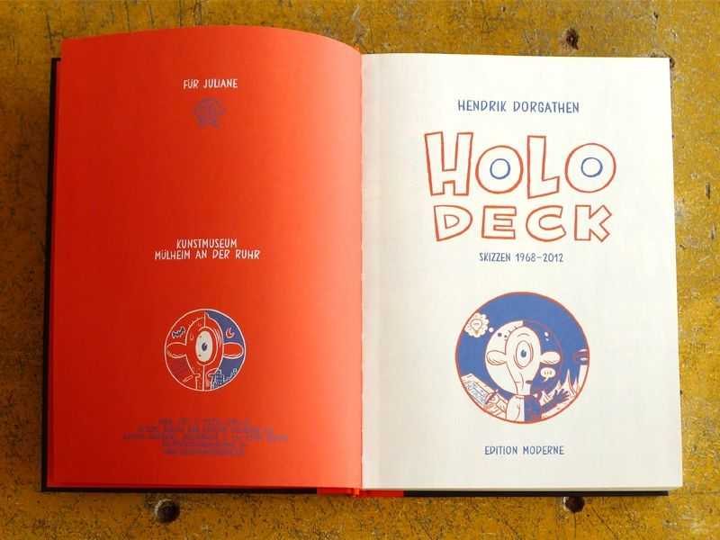 Hendrik Dorgathen – Holodeck | artist book (title page) © Gabriele Götz