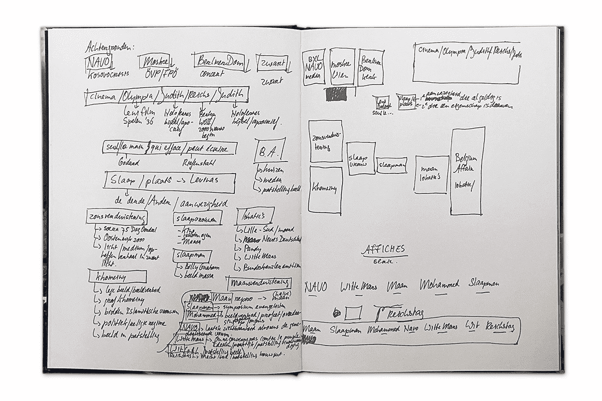 Lidwien van de Ven – Seule/La main qui efface/Peut écrire | catalogue (spread)