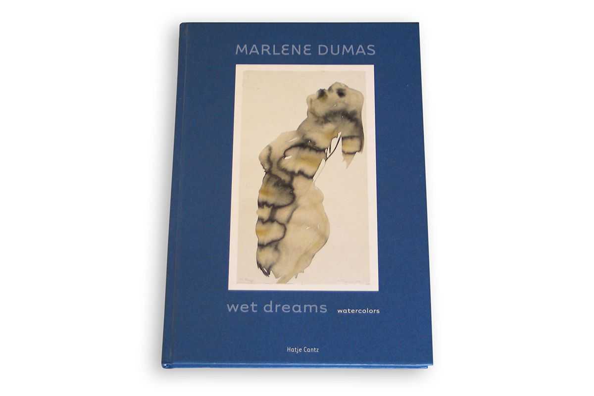 Marlene Dumas – Wet Dreams. Watercolors | artist book (front cover) | © ambulantdesign Gabriele Götz