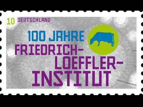 Stamp design „100 Jahre Friedrich-Loeffler-Institut“ | © ambulantdesign Gabriele Götz