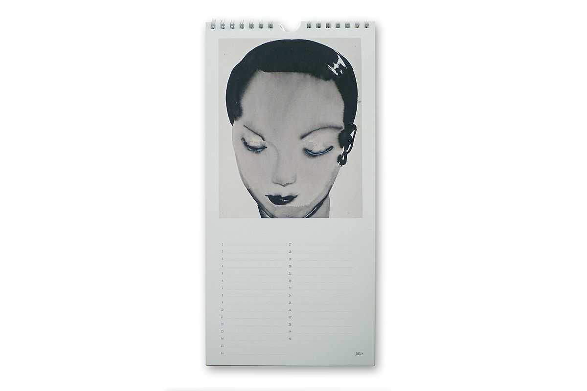 Marlene Dumas – Merchandising material: calendar with drawings by Fiona Tan | © ambulant design – Gabriele Götz