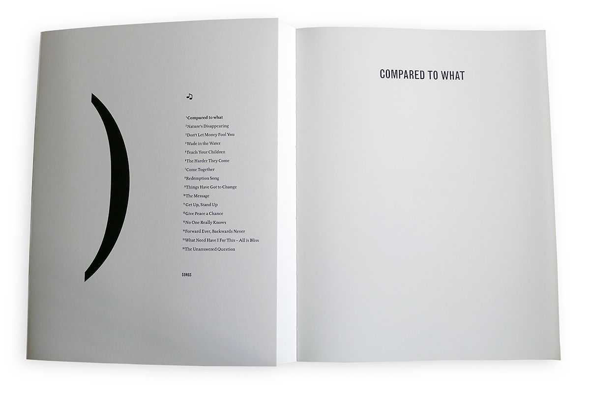 Paul Andriesse – Compared to What | Galerie Paul Andriesse | book (cover flap and title page) © Gabriele Götz – ambulantdesgin