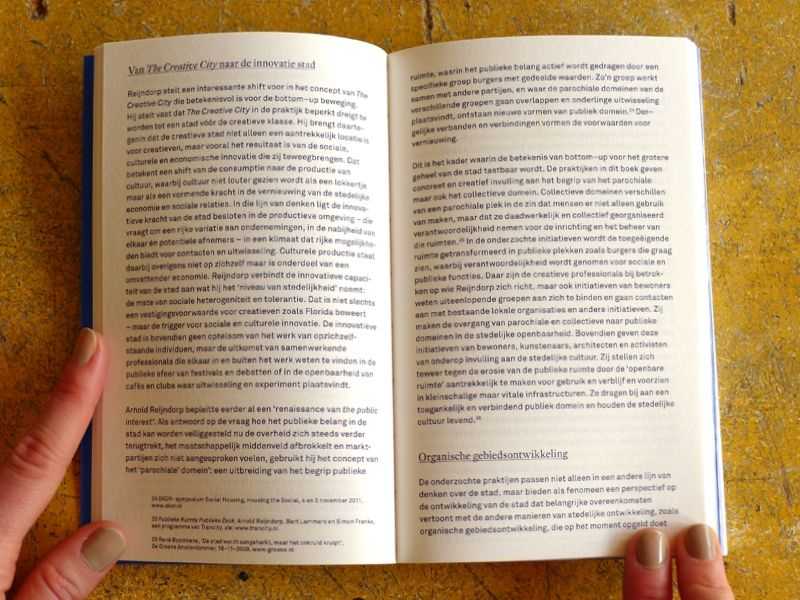 Mariska van den Berg – Stedelingen veranderen de stad | book (spread) © Gabriele Götz