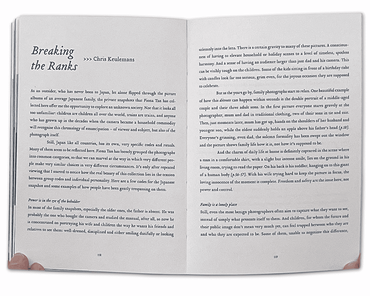 Fiona Tan – Vox Populi Tokyo | book (spread)