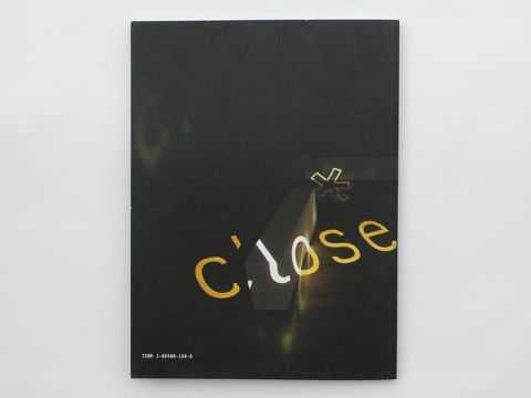 Bernhard Kahrmann: Somewhere — Not Here | Museum Goch | artist book (back cover)