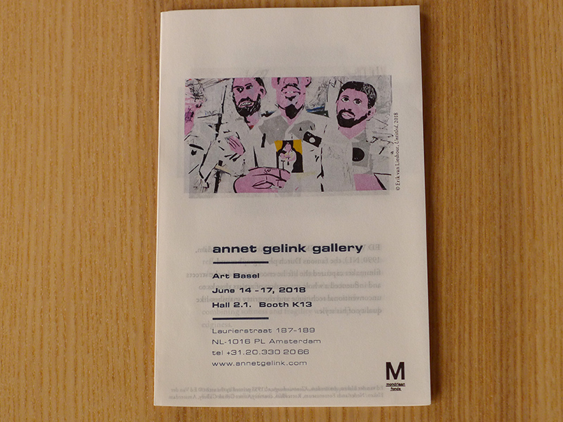 Annet Gelink Gallery (CI) – Folder »Art Basel« 2018 (title page) / © Gabriele Götz