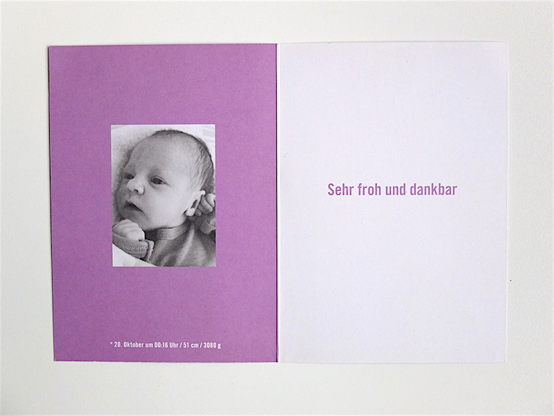Birthday card 'Dahlia-Ida' / © Gabriele Götz