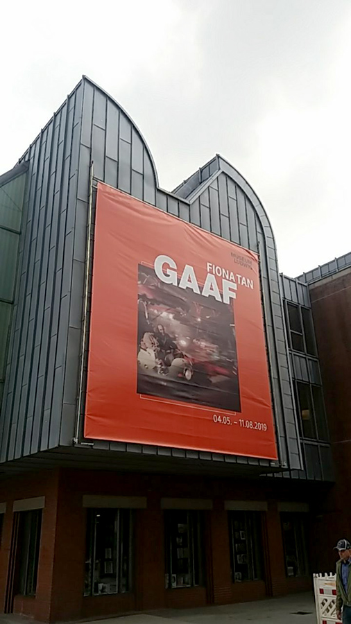 Fiona Tan – Poster (CI) for exhibition »GAAF« | Museum Lugwig Köln 2019  / © Gabriele Götz
