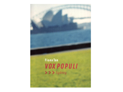 Fiona Tan: Vox Populi – Sydney (cover) / © Gabriele Götz