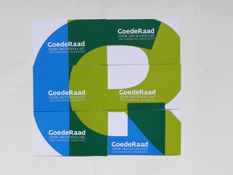 Corporate Identity for 'GoedeRaad voor ontwikkeling van commerciële organisaties'  (business cards) / © Gabriele Götz