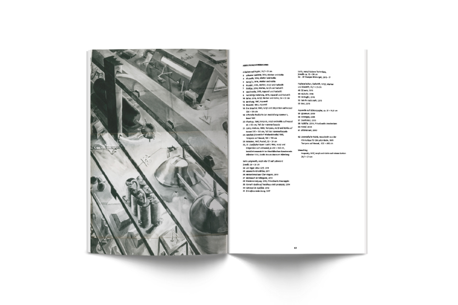 Holger Bunk – Bildmischer (Städtische Galerie Lippstadt) | catalog (spread) © Gabriele Götz