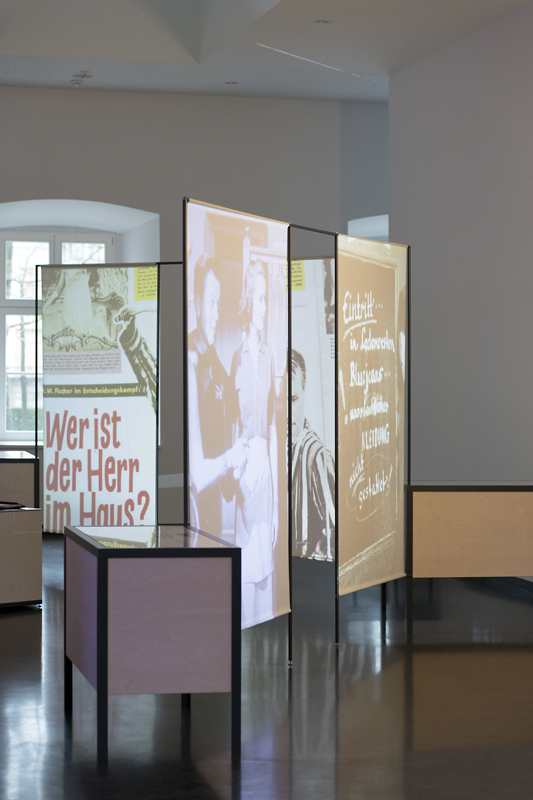 Exhibition concept and design for travelling exhibition 'Heimerziehung 1953–1973', Landeswohlfahrtsverband Hessen (2012) / © Gabriele Götz