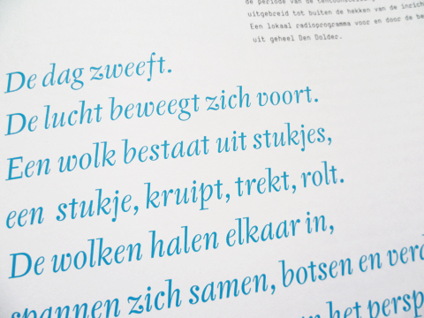 Marisca Voskamp: Ademtocht (typography) / © Gabriele Götz