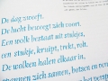 Marisca Voskamp: Ademtocht (typography) / © Gabriele Götz
