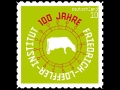 special issue stamp (commemorative stamp) »Loeffler-Institut« for 'Deutsche Post' / © Gabriele Götz