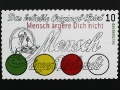 special issue stamp (commemorative stamp) »Mensch ärgere dich nicht« for 'Deutsche Post' / © Gabriele Götz